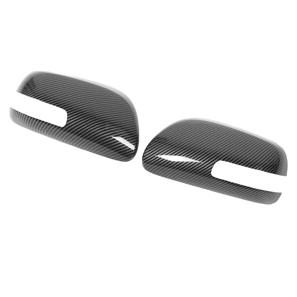 1 Pair Rearview Mirror Cap Carbon Fiber Style Exterior Door Side Mirror Covers Replacement for TC