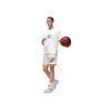 Li-Ning Buchstabenaufdruck Locker Kurzarm T-Shirt Unisex Oberteile Weiß AHST339-2
