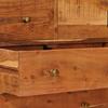 5 Drawer Chest of Drawers in Natural Finish 55 x 30 x 90 cm Solid Acacia Wood