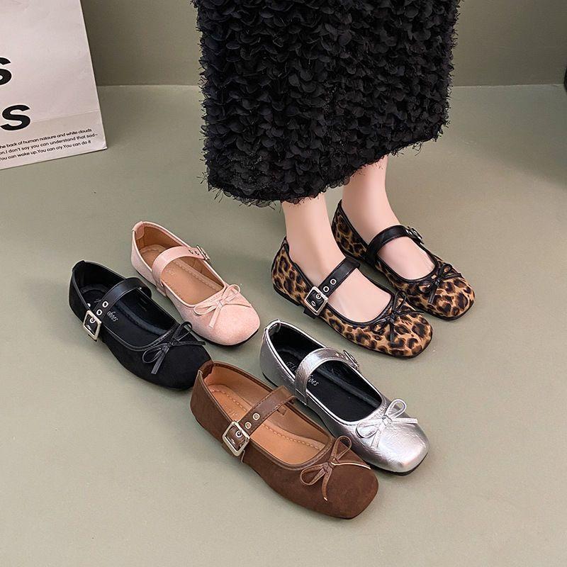 French Fairy Style Gentle Mary Jane Single Shoes Women's Shoes 2025 New Spring Flat Retro Ballet Retro Shoes