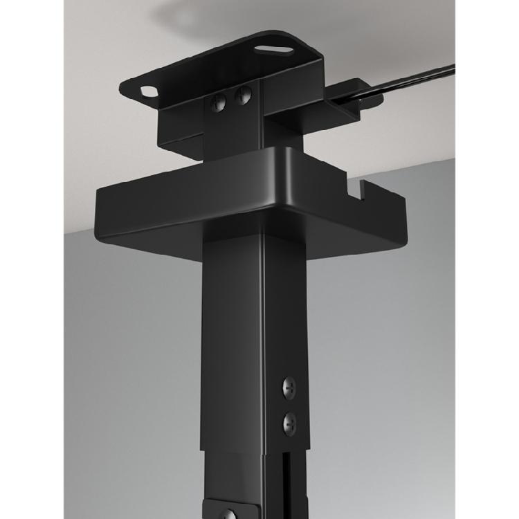 Universal Adjustable Projector Mount Ceiling Installation 25-35cm Extendable Height Metal Flexible Claws