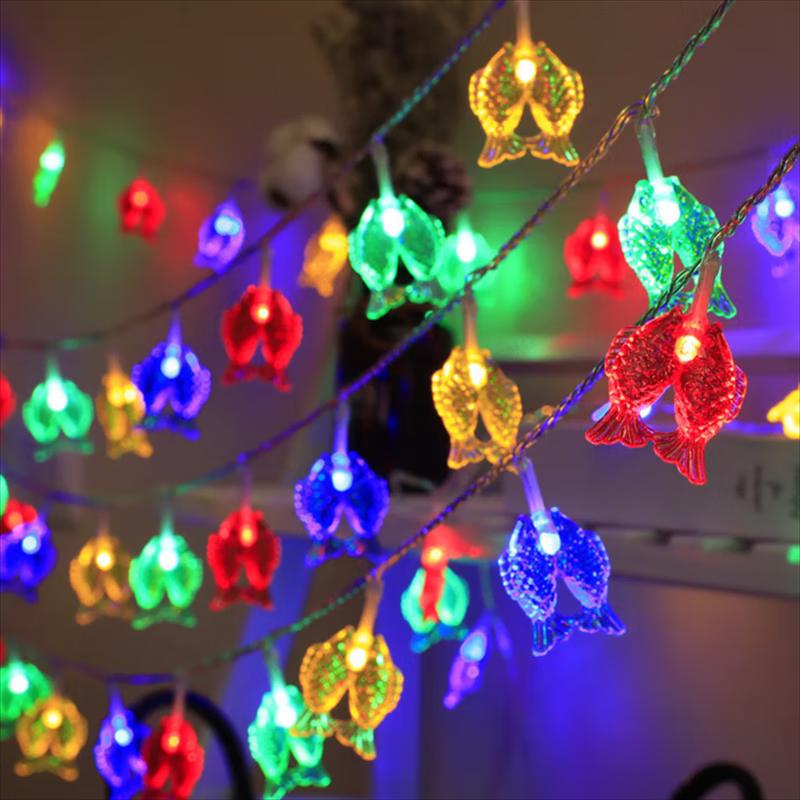 Chinese New Year LED Red Lantern String Lights