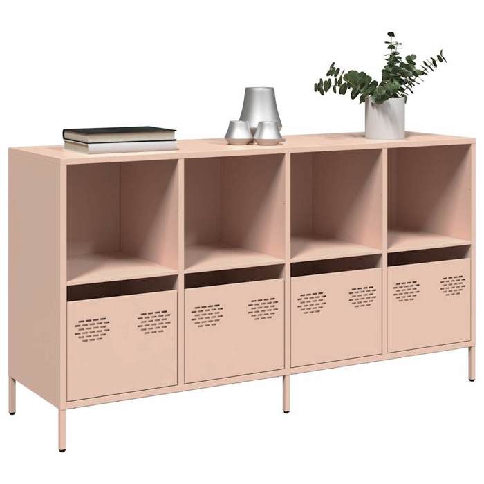 VidaXL Buffet Pink 135x39x73,5 Cm Cold-rolled Steel, Storage Furniture, Kitchen Storage Furniture, Furniture of 3307162