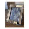 Mirrored Frame, Silver Mirrored Photo Frame, Glass Frame 13x18cm