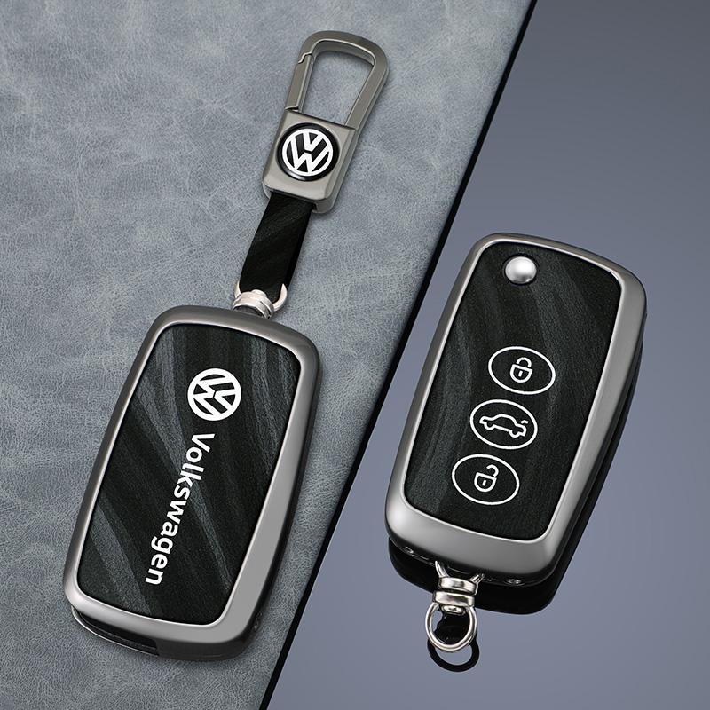 For VOLKSWAGEN Zinc Alloy Car Smart Remote Key Case Cover For VW Polo Golf Passat Tiguan Beetle Caddy T5 Up Eos Octavia Seat Leo