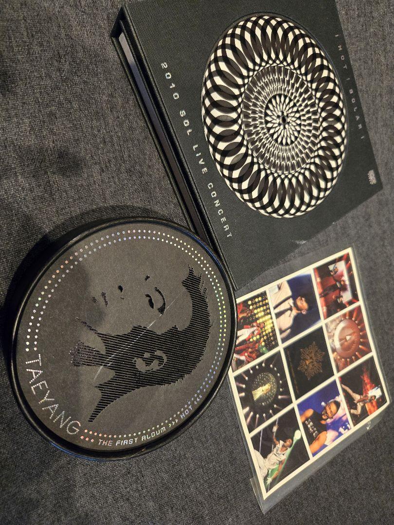 

[USED] Disposal due to moving! Hurry! BIGBANG Taeyang solo 3-piece set with stickers