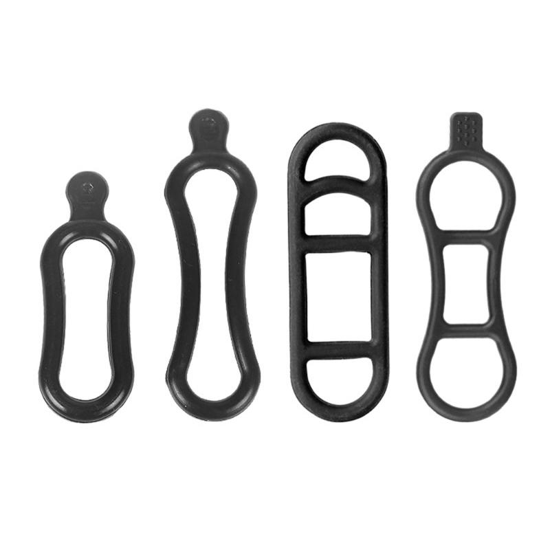 Versatiles Silicones Strap Suit Bike Headlights Strap Handlebars Lamp Strap for Bike Lamp and Accessories