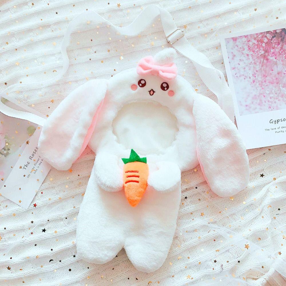 Radish Rabbit Doll Clothes Cartoon Style Plush Bags  20cm Cotton Doll/Cotton Stuffed Dolls