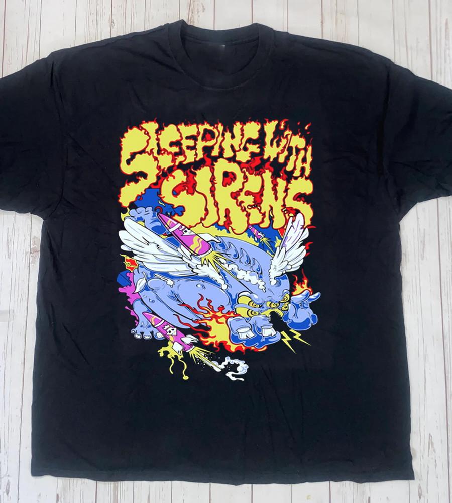 

NEW Collection Sleeping with Sirens Band Gift Fan Black All Size Shirt OM259 Unisex T-Shirt Graphic Tee XXXL