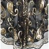 Short Mesh Shawl For Formal Clothes Feature Secure Sequins Detail Soft Polyester Cover Up Easy To Fold And Carry