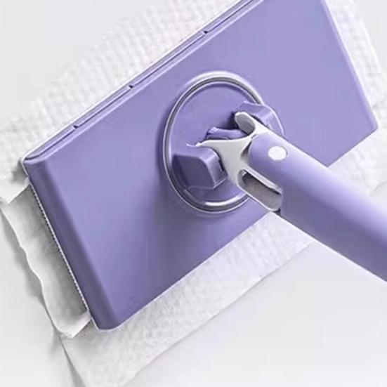 Mini Mop com Cabeça Giratória Mãos Livres Cabo de Empurrar e Puxar Cantos Apertados Debaixo de Móveis Mop para Espaços Pequenos Ferramenta de Limpeza Doméstica