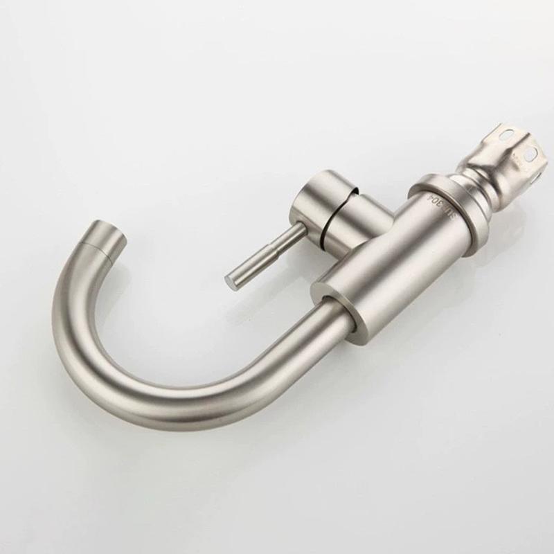 Basin Faucet Bathroom Kitchen 360°rotating Sink Faucet Stainless Steel Hot and Cold Tap Toilet Water Mixer Tap Accessories