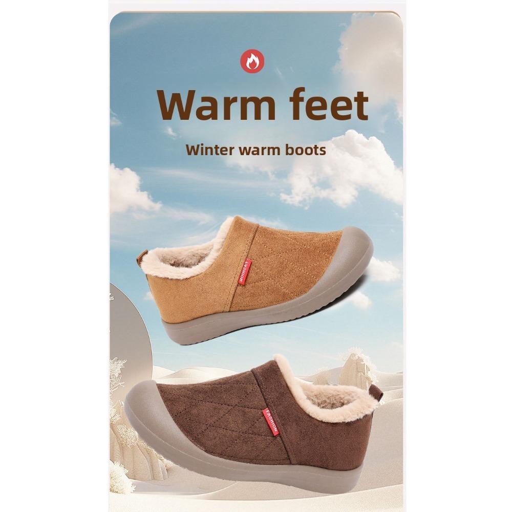 Damen Winter Schneestiefel Fleecegefüttert Dicke Weiche Sohle Warm Bequem Freizeit