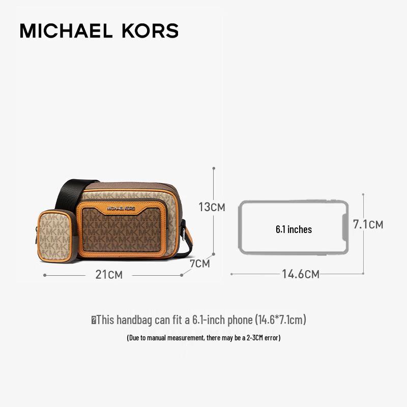MICHAEL KORS Men's COOPER Monogram Messenger Bag