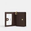 Coach Snap Wallet In Ombre Signature Canvas Gold Brown