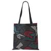 Abstract Art Print Shopping Bags Women Folding Reusable Customize Tote Shoulder Bag Canvas Casual Groceries Handbags 2022