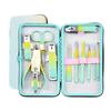 Gradient Yellow Nail Clipper Set - Professional Manicure Tools for Home and Salon