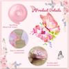 32Pcs Butterfly Party Decorations, Butterfly Hanging Swirl Decorations Pink and Purple Hanging Butterfly Decorations for Spring Summer Garden