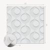 Vinyl Tiles With A Motif For An Easy Wall Makeover Abstract Pattern With Circles 20x20x20 Cm