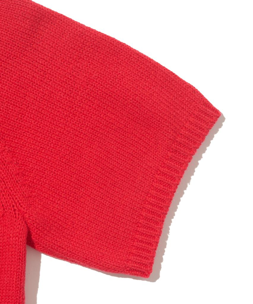 ROIDESROIS Light Touch Short Sleeve Knit (Red)