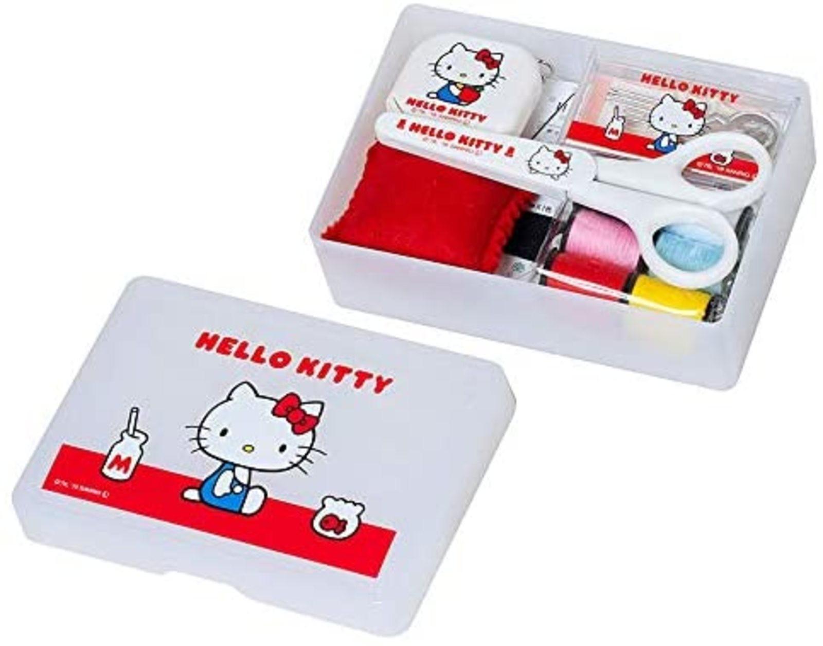 Misasa Sanrio sewing kit Small type Hello Kitty White No.1490 Japan FS