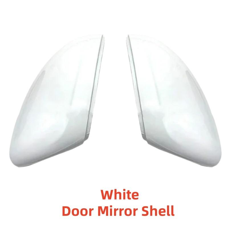ABS plastic Car Black Rearview Accessories Door Mirror Shell For CITROEN C3 2016 2017 2018 White Car Decoration