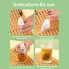 200Pcs Disposable Tea Bags for Loose Leaf Tea Empty Tea Filter Bags with Cotton