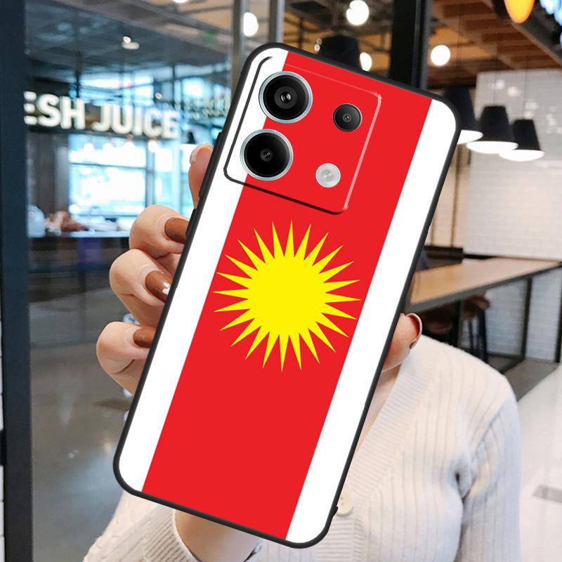 Yazidis Flag Case For Xiaomi Redmi Note 15 Pro Plus 10 11 12 13 14 Pro Redmi 15 15C 10C 12C 13C 14C Cover