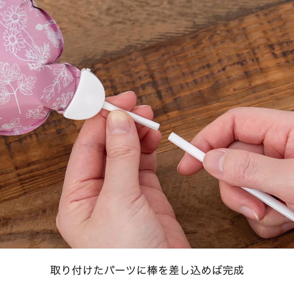 Heads Balloon W110 x D60 x H110mm Length 10 Pink THANKYOU HEADS Picks, (Total 630mm), Medium, Picks, Heart, BLN-FPM1