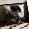 LLevi Anime AAckerman Cushion Cover Reversible Soft Durable Pillow Cover Home  Car MultiScene Use for Daily Comfort