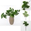 Single Branch Beautiful Pine Tree Artificial Plant With Realistic Leaves For Home Decor