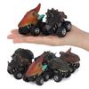 Set Of 6 Dinosaur Model Boomerang Cars Vibrant Mini Toy Gift For Kids