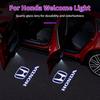 Car Door Welcome Light Luxury LED Welcome Lamps Interior Accessories For Honda Civic Accord CRV Fit Jazz Transalp CBR Cb500x XI6