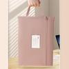 Portable Waterproof File Organizer Double Layers Large Capacity Document Bag For Office School Supplies Travel Storage Oxford Cloth Holder