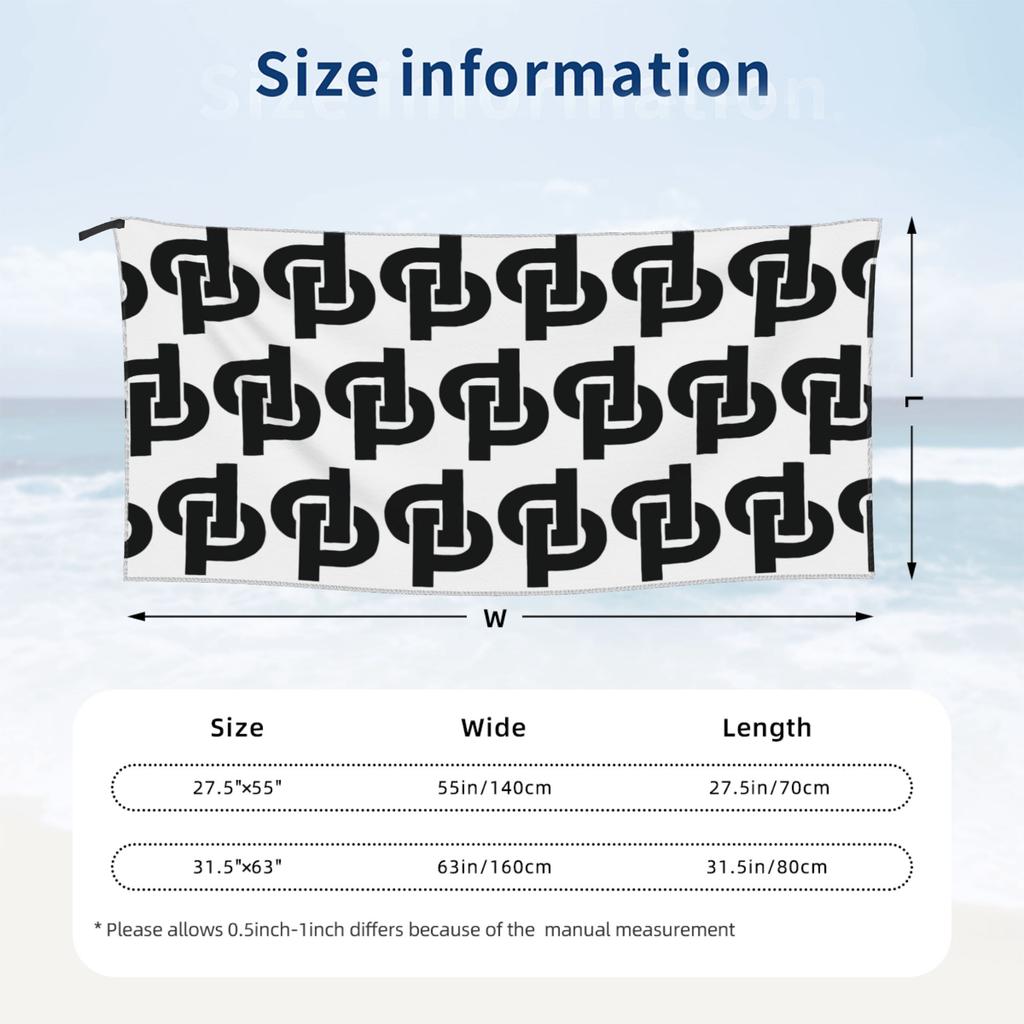 Jul - Dp Beach Towel Soft Microfiber Quick Dry Absorbent Quick Towels For Bath