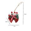 Christmas Decoration Double Horn Bells Multi-Color Available Christmas Tree Accessories Metal Bell Hanging For Various Occasions