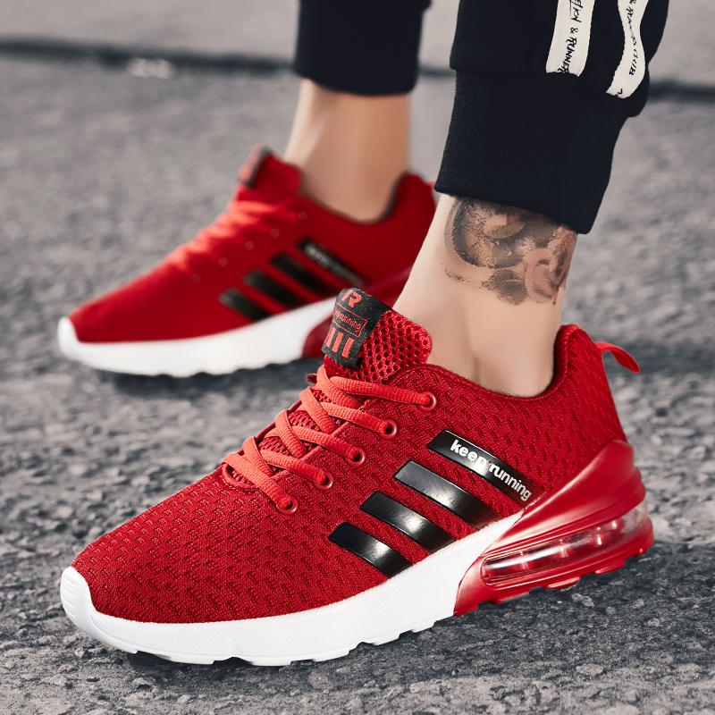 Newest 2022 Spring Men'S Sneakers Shoes For Men Breathable Lightweight Air Cushion Running Shoes Male Comfortable Athletic Training