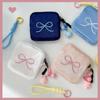 Portable Cute Zero Wallet Bowknot Cosmetic Bag Multifunctional Sanitary Napkin Storage Bag  Women