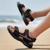 38-46 Summer Men's Leather Outdoor Sport Sandals  Casual Non-Slip Beach Sandals for Men