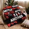 movie O-One Battle After Another-r Throw Warm Soft Flannel Blanket, Multi-use for Sofa Bed Camping Travel Nap