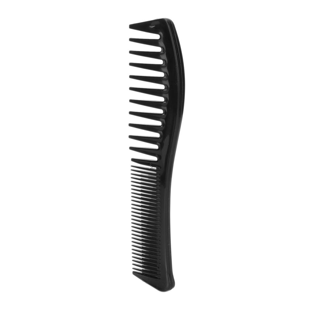Detangling Hair Comb Portable Home Salon Fine Wide Tooth Styling Comb Hairdressing ToolBlack