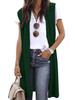 2024 Bestseller Solid Color Fashion Mid-length Vest - Six Colors, Four Sizes Model 8820