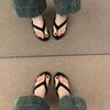 French flat-bottomed retro versatile flip-flops women's summer wear seaside beach cool slippers red flip-flops