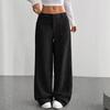 High Waisted Corduroy Wide Leg Pants with Pockets