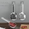 Multi-Functional Plastic Measuring Spoon with Clip for Rice, Flour, Grains, and Cat Food.