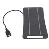 5V 5W USB Solar Panel Professional High Efficiency Monocrystalline Silicon Portable Handheld Solar Panel   for Camping Travel Outdoor