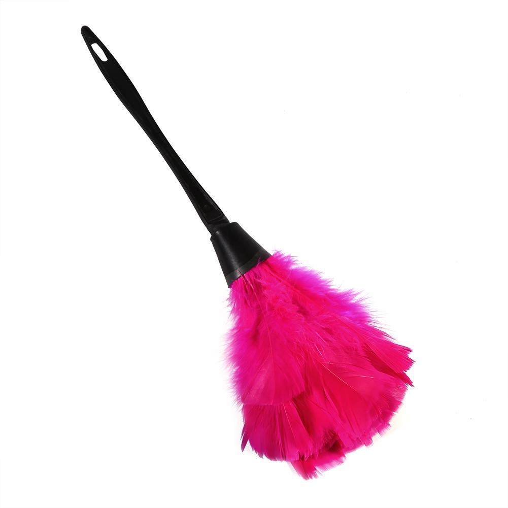 Soft Turkey   Duster Brush With Black Handle Home Furniture Car Cleaning Tools (Black)