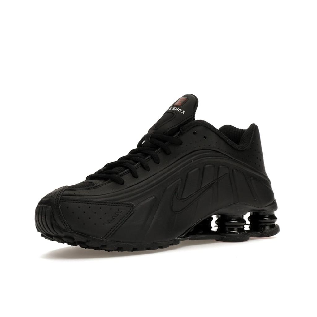 Nike  Shox R4 Black Women Sneakers Black-Max-Orange AR3565-004