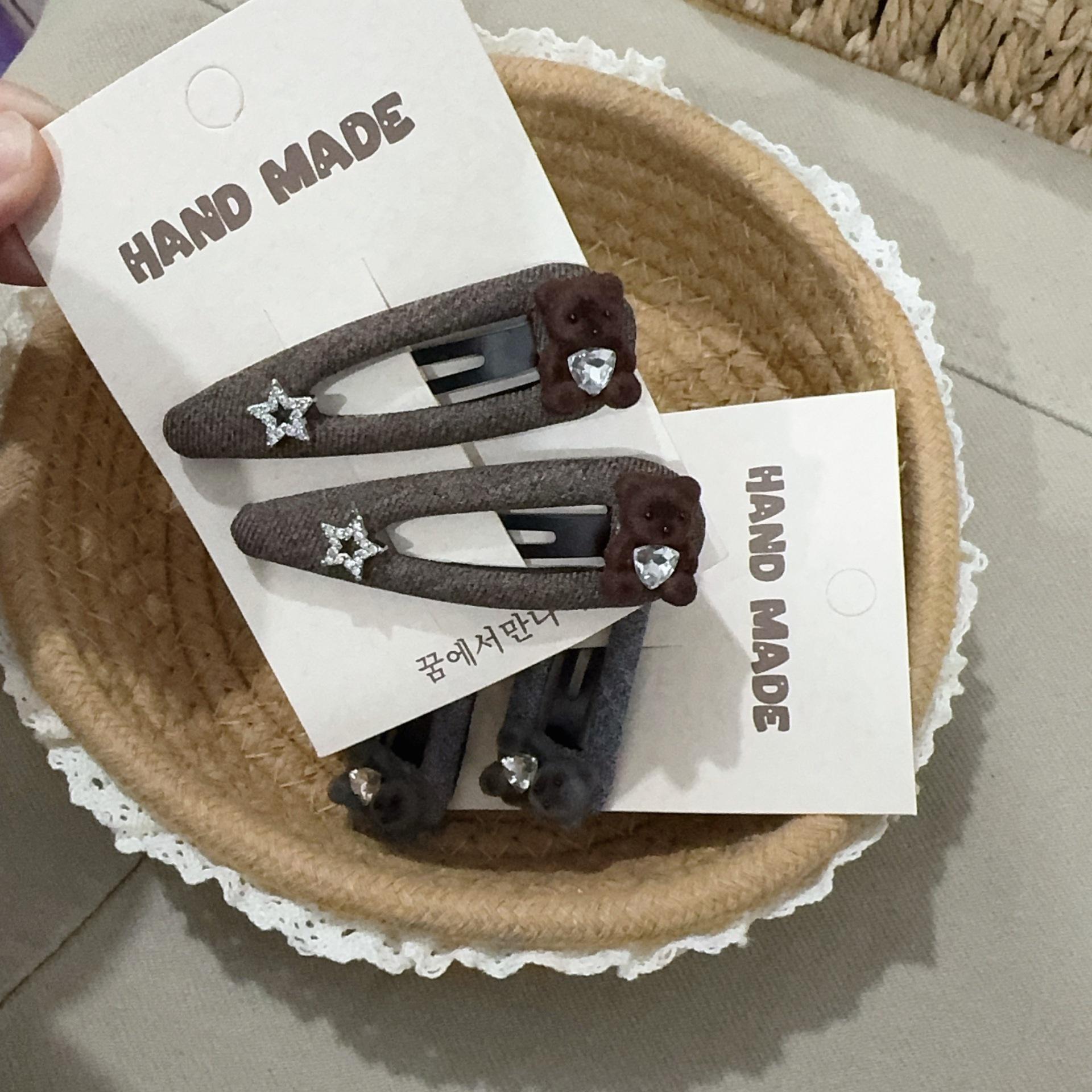 Dopamine Bow Hair Clip: High-End Korean Style BB Clip for Versatile, Cute Bangs