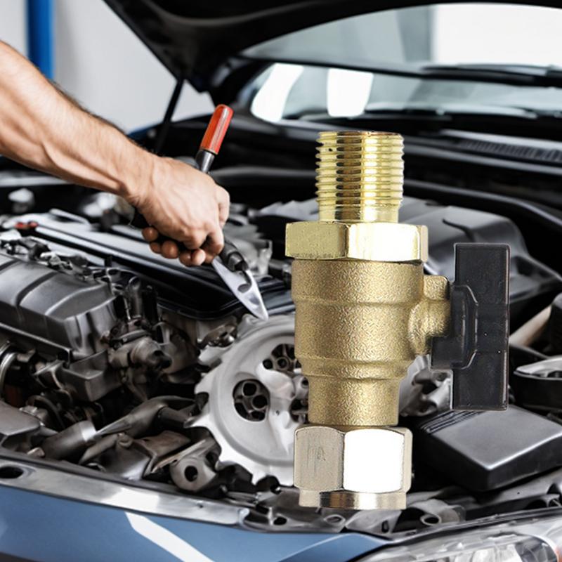 Reifenbremse Absperrventil Bremse Messing Luftstecknippel Schwerlast Leistungsstark Integrierte Hydraulikteile Für die meisten Automodelle